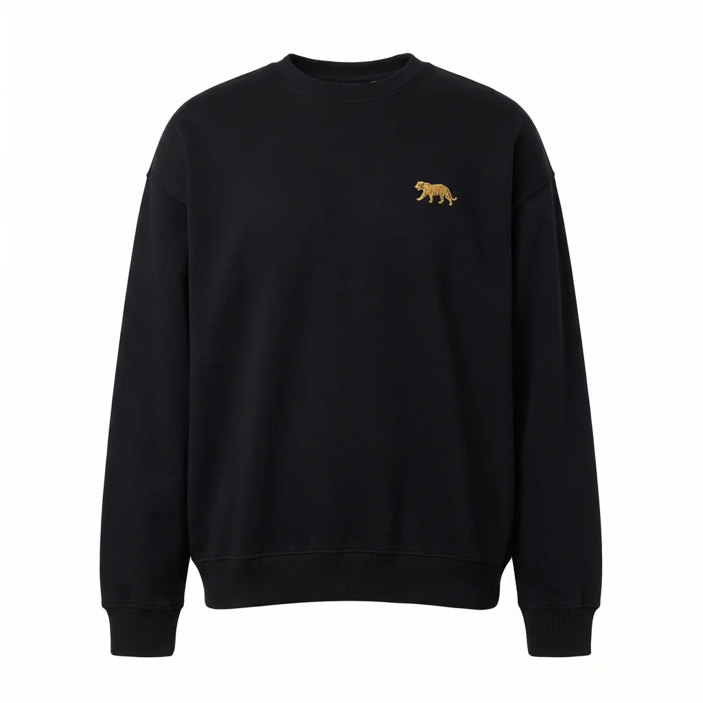 Product photo: a black sweatshirt